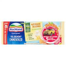 SER TOPIONY KREMOWY EMMENTALER BLOCZEK 90G HOCHLAND