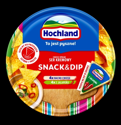 HOCHLAND SER TOPIONY KRAZKI SNACK DIP 140G