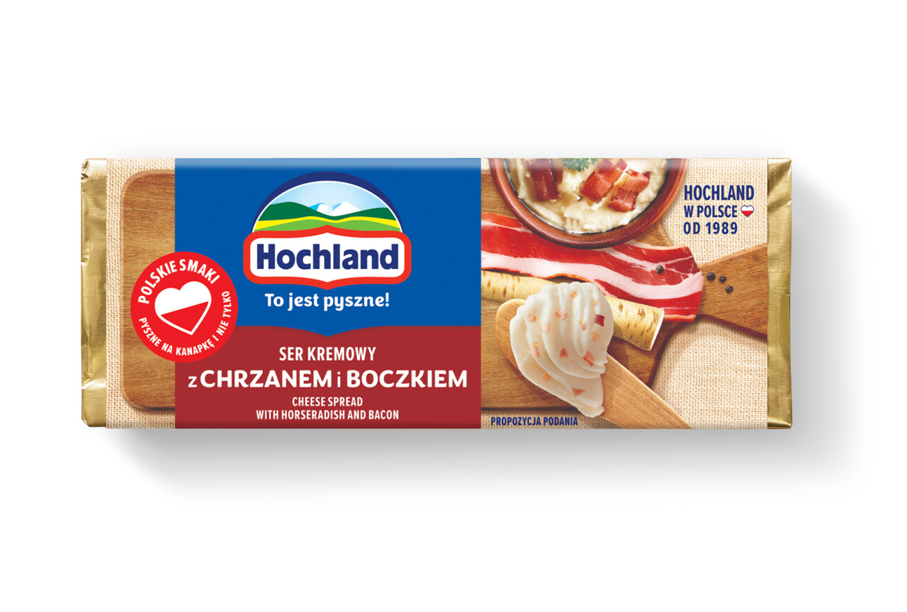 HOCHLAND SER TOPIONY Z BOCZKIEM I CHRZANEM BLOCZEK 90G