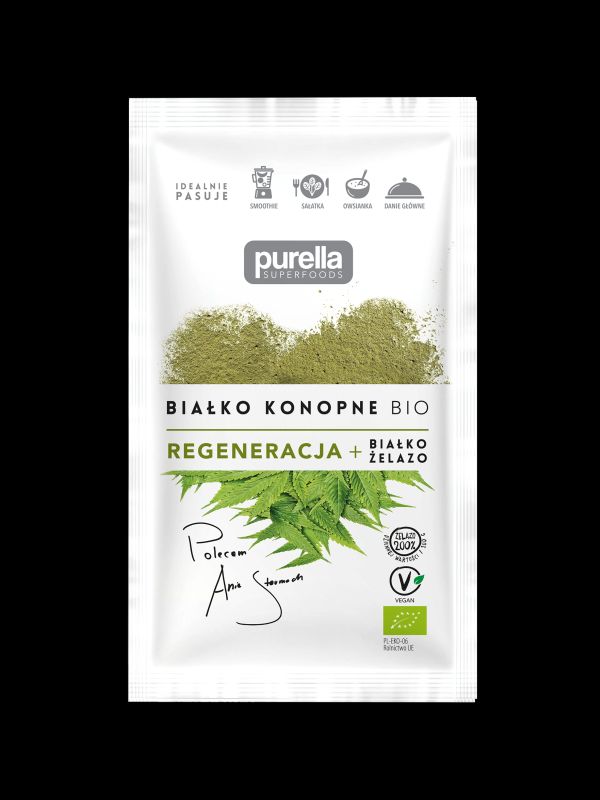 PURELLA BIALKO KONOPNE EKO 45G\1szt