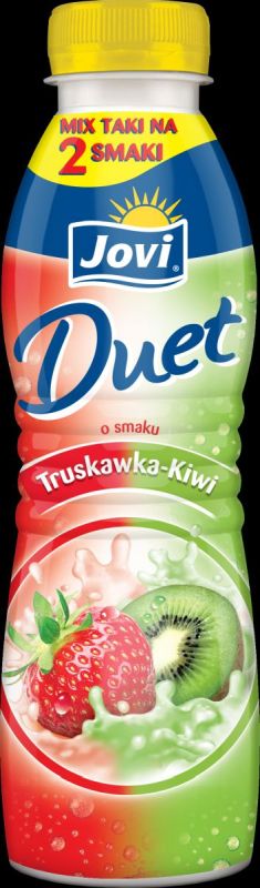 JOVI JOGURT DUET TRUSKAWKA KIWI 350G/12 SZT