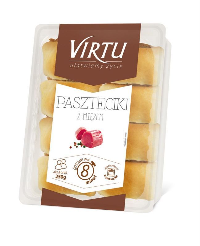 VIRTU PASZTECIKI Z MIESEM 250G\1szt