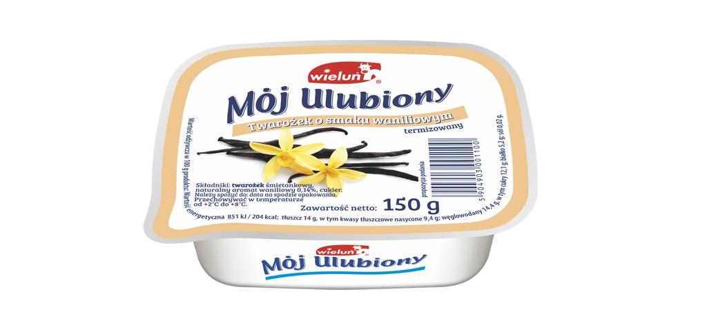 WIELUN TWAROZEK MOJ ULUBIONY WANILIOWY 150G