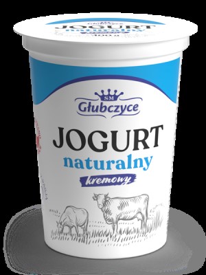 GLUBCZYCE JOGURT NATURALNY 3% 400G\1szt