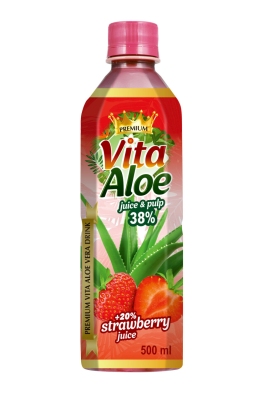 VITA NAPOJ ALOES TRUSKAWKOWY 500ML