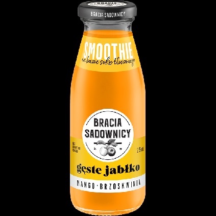 BRACIA SADOWNICY SMOOTHIE JABLKO MANGO BRZOSKWINIA 215ML/6 SZT