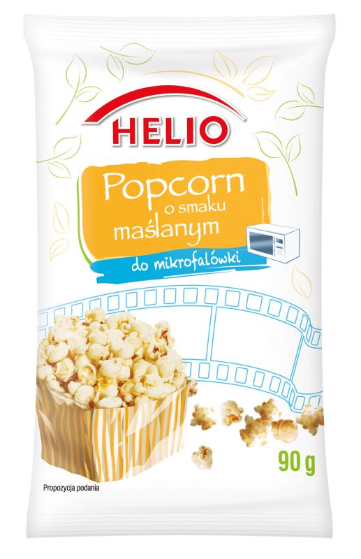 HELIO POPCORN DO MIKROFALOWKI MASLANY 90G\1szt