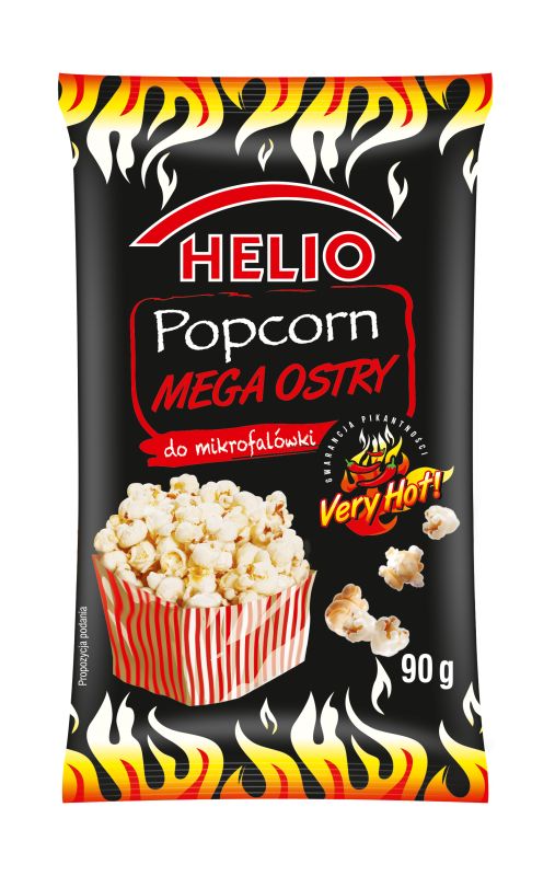 HELIO POPCORN MEGA OSTRY 90G\1szt