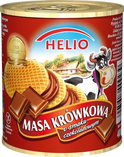 HELIO MASA KROWKOWA CZEKOLADOWA 400G\1szt