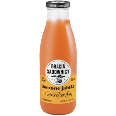 BRACIA SADOWNICY SOK JABLKO MARCHEW 750ML/6 SZT
