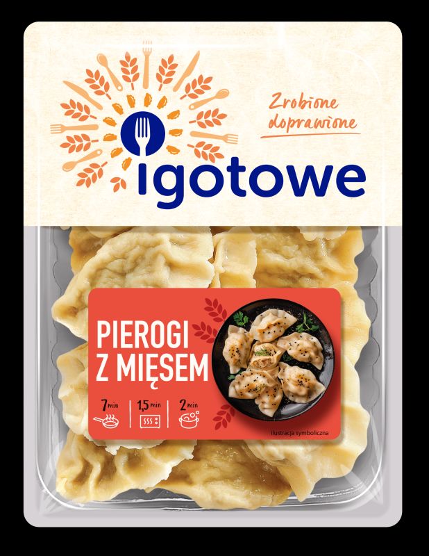 GASTRONOM IGOTOWE PIEROGI Z MIESEM 400G