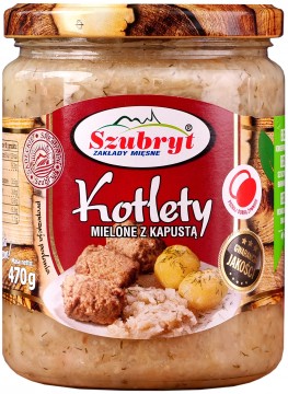 SZUBRYT KOTLET MIELONY Z KAPUSTA 470G\1szt