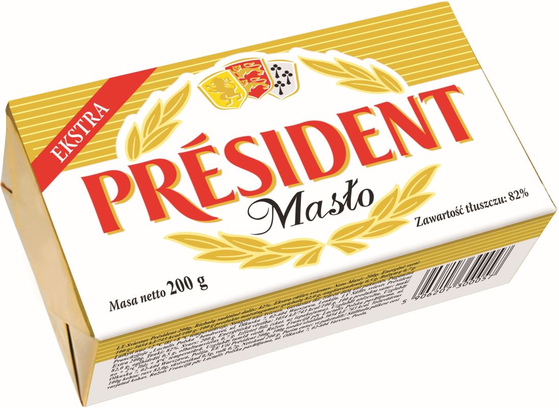 PRESIDENT MASLO EXTRA 200G\1szt