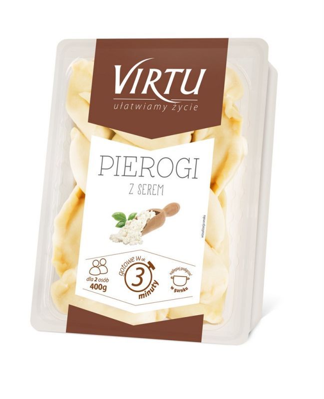 VIRTU PIEROGI Z SEREM 400G\1szt