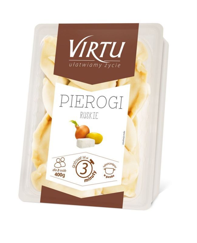 VIRTU PIEROGI RUSKIE 400G\1szt