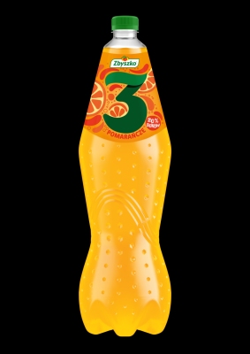 ZBYSZKO NAPOJ 3 POMARANCZE GAZ 1,75L SK/6 SZT
