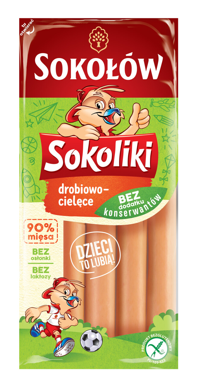 SOKOLOW PAROWKI SOKOLIKI 140G\1szt