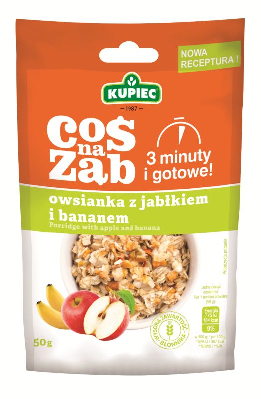 KUPIEC OWSIANKA JABLKO BANAN 50G\1szt