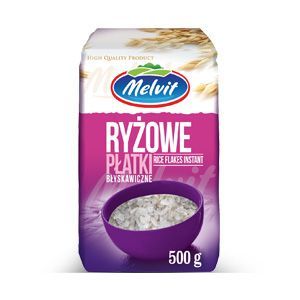 MELVIT PLATKI RYZOWE 500G/1 SZT