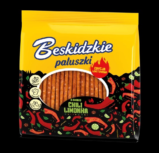 BESKIDZKIE PALUSZKI CHILI LIMONKA 180G/20 SZT