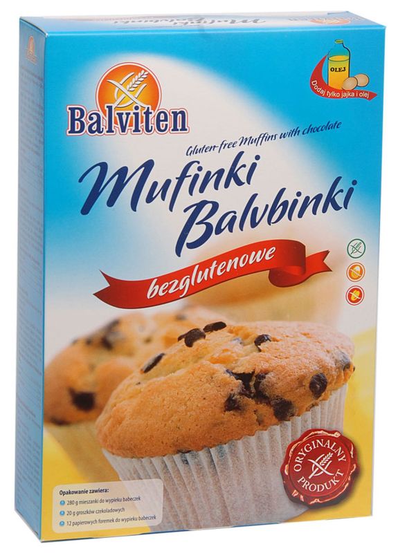 BALVITEN MUFINKI Z CZEKOLADA BEZ GLUTENU 280G\1szt