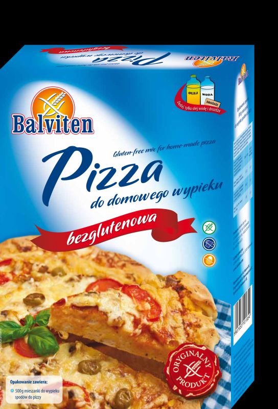BALVITEN PIZZA MIX DO WYPIEKU BEZ GLUTENU 500G\1szt