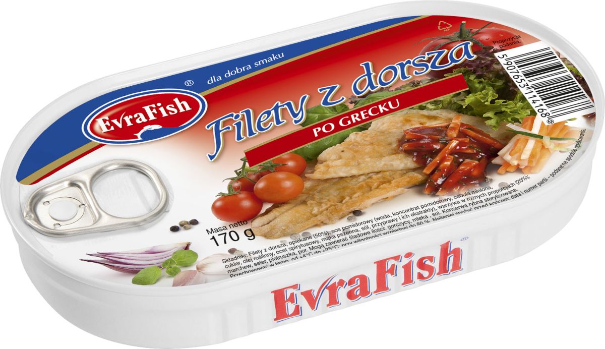 EVRA FISH FILET Z DORSZA PO GRECKU 170G\1szt