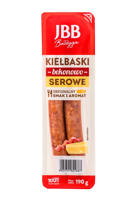 JBB KIELBASKI BEKON SER 190G\1szt