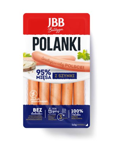 JBB POLANKI Z SZYNKI 225G\1szt