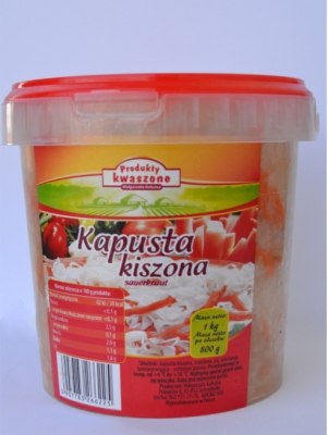 KALUZNA KAPUSTA KWASZONA PL 1KG