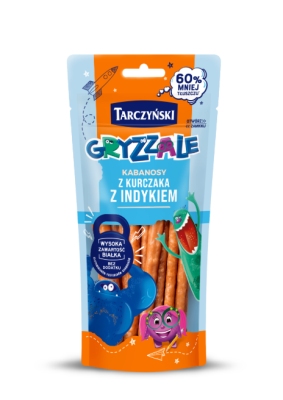 TARCZYNSKI GRYZZALE KABANOSKI DROBIOWE 90G\1szt
