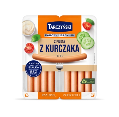 TARCZYNSKI PAROWKI Z FILETA 180G\1szt