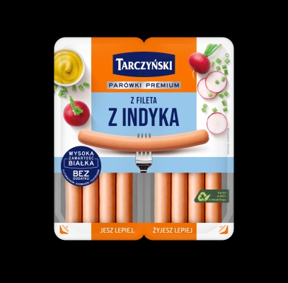 TARCZYNSKI PAROWKI Z FILETA INDYKA 160G\1szt