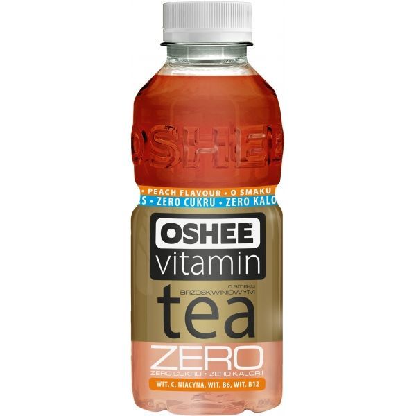 OSHEE NAPOJ VITAMIN TEA ZERO BRZOSKWINIA 555ML PET/6 SZT