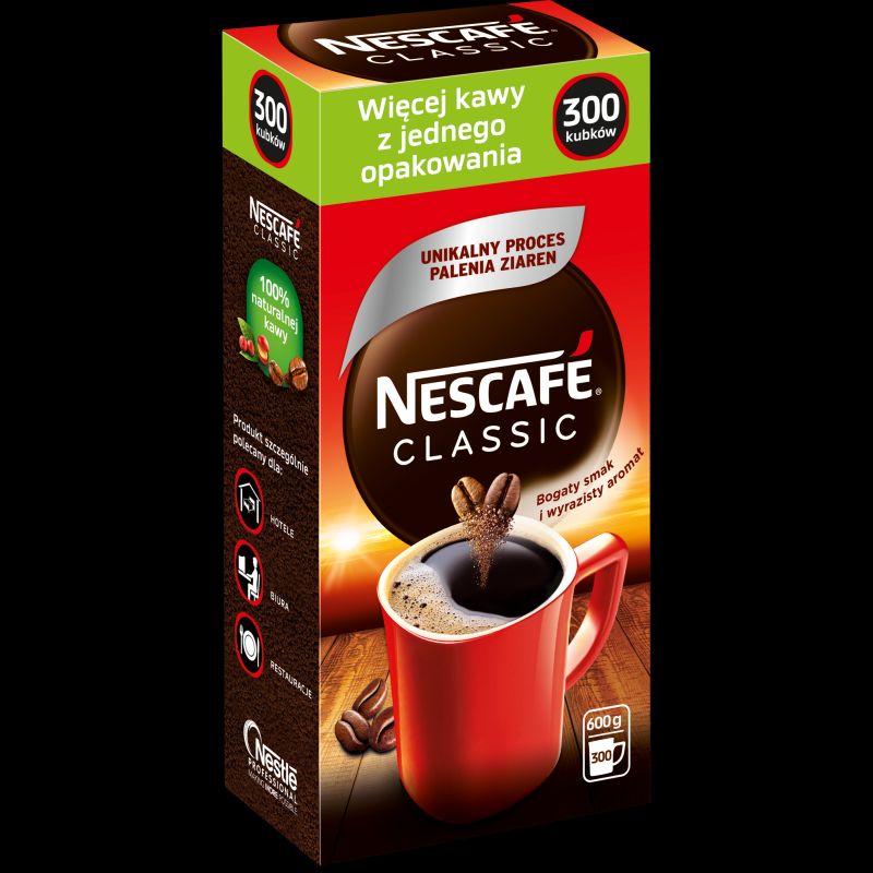 NESCAFE KAWA ROZPUSZCZALNA CLASSIC 600G\1szt