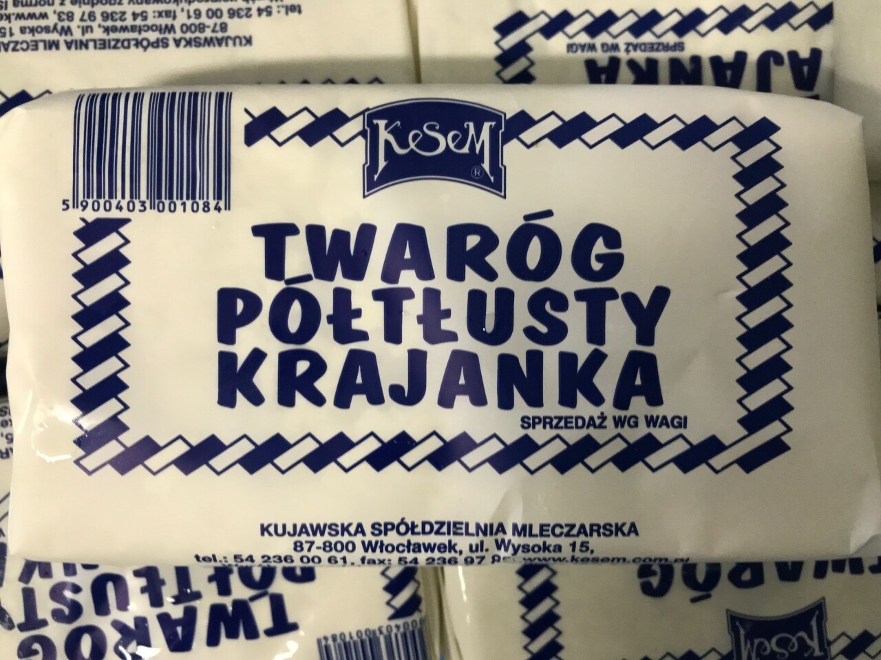 KESEM TWAROG POLTLUSTY KRAJANKA OK.700G