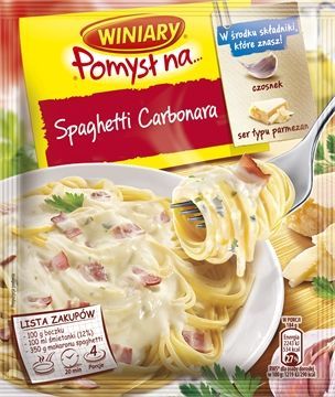 WINIARY FIX POMYSL NA SPAGHETI CARBONARA 34G/30 SZT