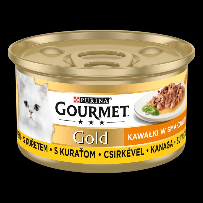 GOURMET GOLD KURCZAK 85G\1szt