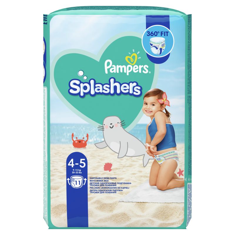 PAMPERS PIELUCHY DO PLYWANIA ROZMIAR 4-5 11SZT\1szt