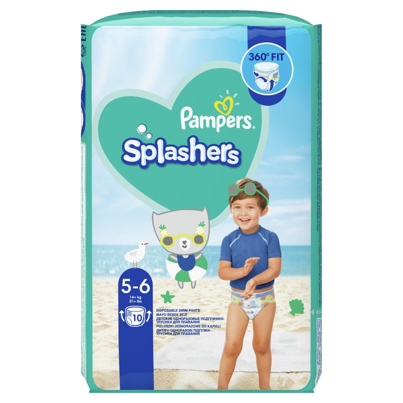 PAMPERS PIELUCHY DO PLYWANIA ROZMIAR 5-6 10SZT\1szt