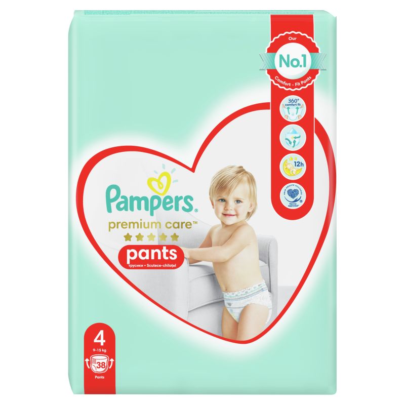 PAMPERS PANTS PREMIUM CARE ROZMIAR 4 38SZT\1szt