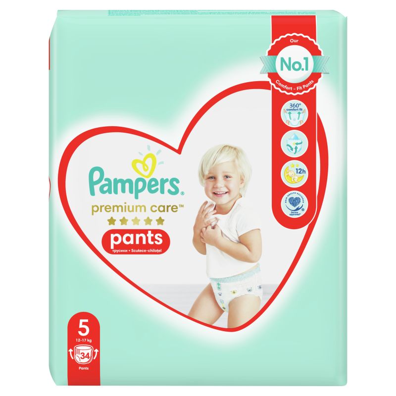 PAMPERS PANTS PREMIUM CARE ROZMIAR 5 34SZT\1szt