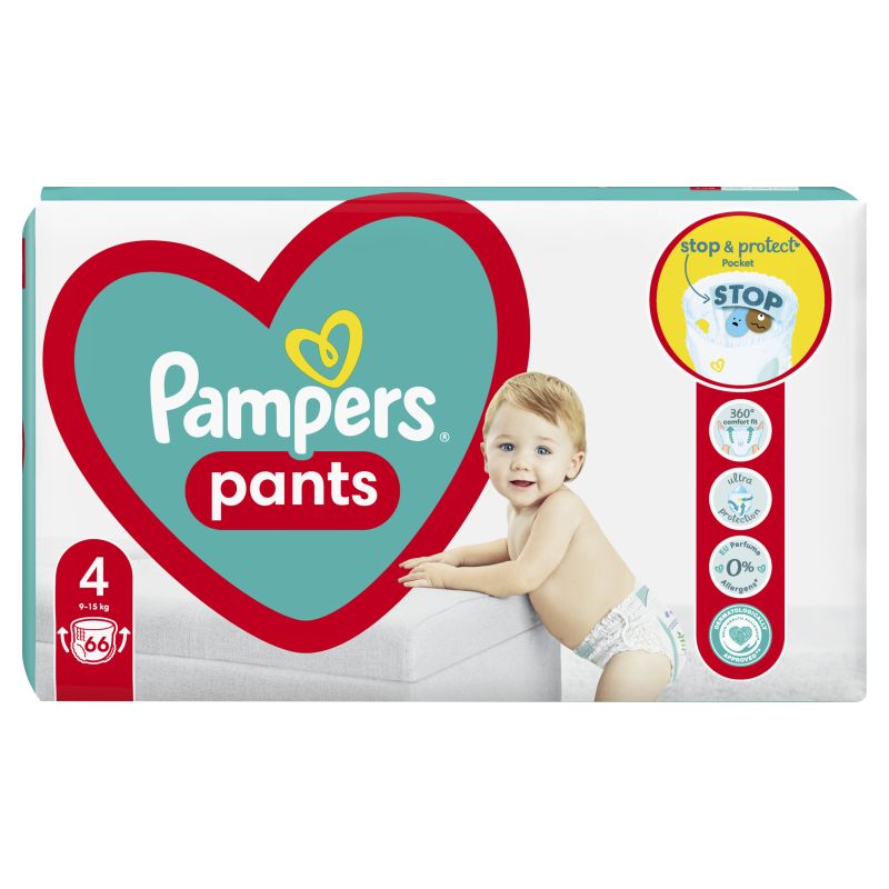 PAMPERS PANTS ROZMIAR 4 9-15KG 66SZT\1szt