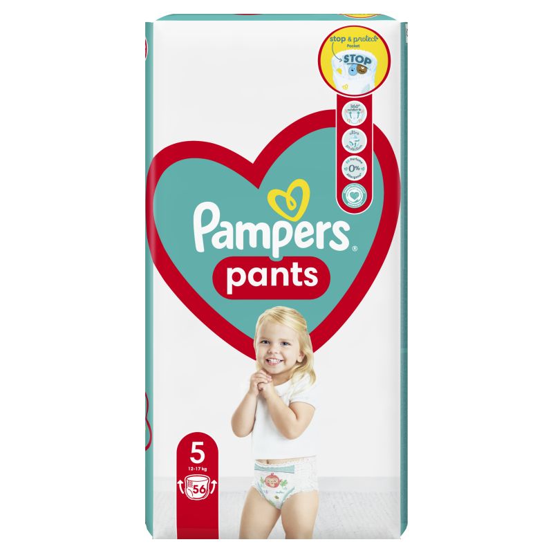 PAMPERS PANTS ROZMIAR 5 12-17KG 56SZT\1szt