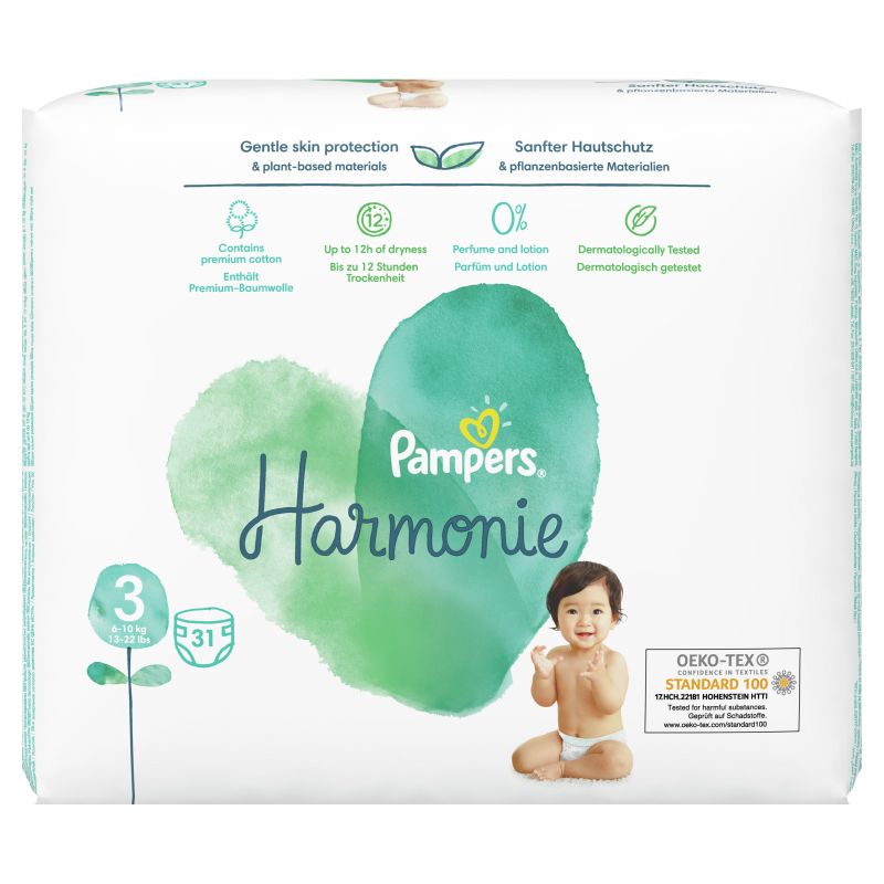 PAMPERS PIELUCHY HARMONIE R3 31SZT\1szt