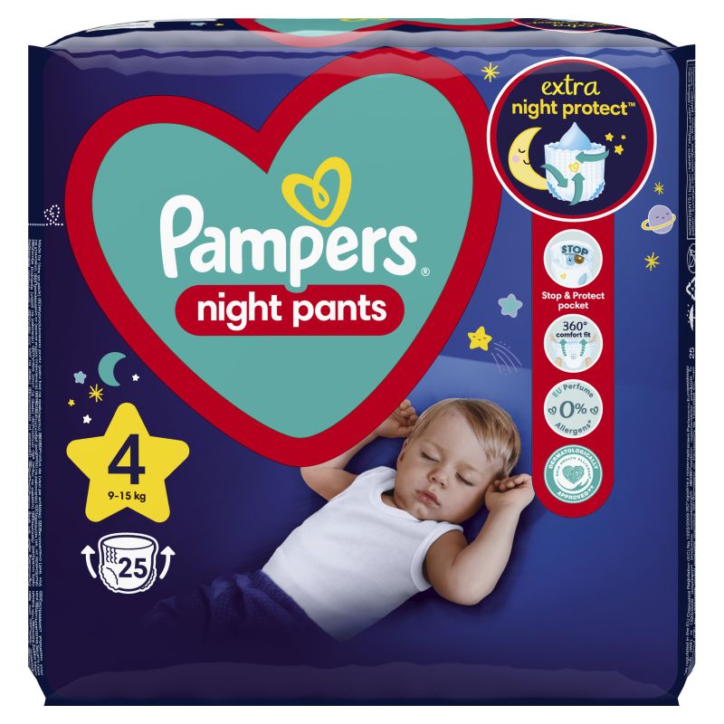 PAMPERS PANTS NIGHT ROZMIAR 4 25SZT\1szt