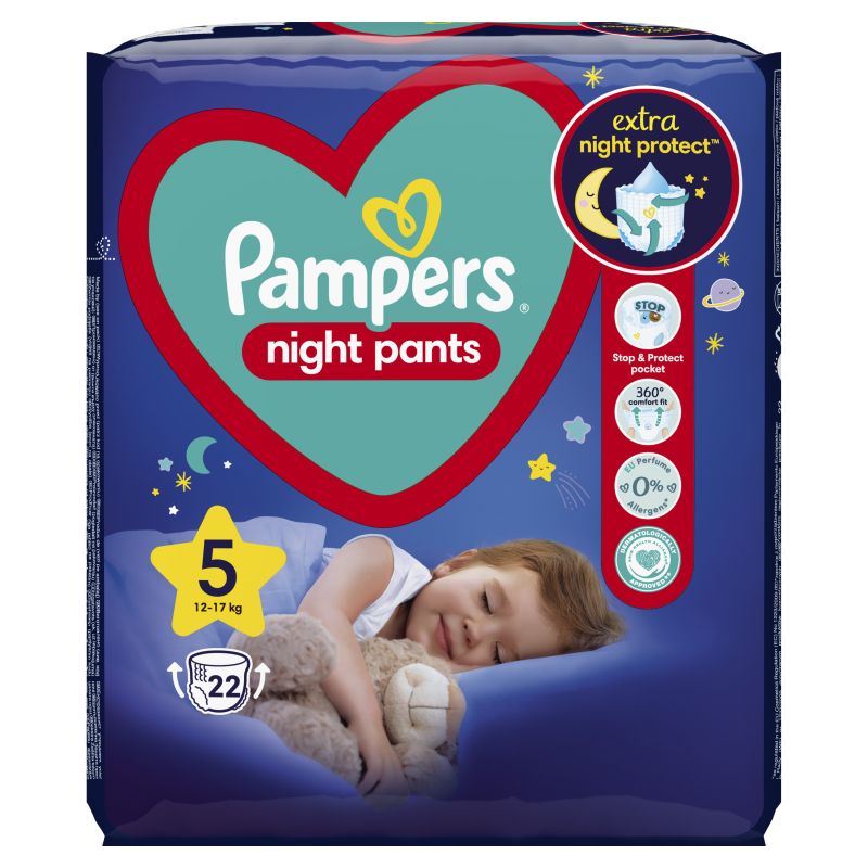 PAMPERS PANTS NIGHT ROZMIAR 5 22SZT\1szt