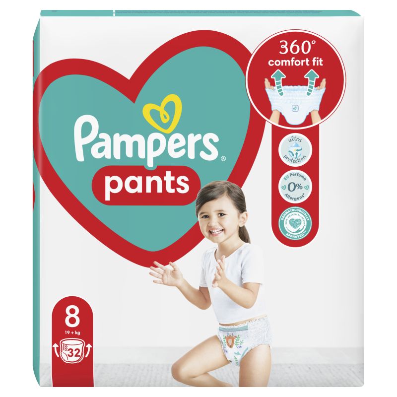 PAMPERS PANTS ROZMIAR 8 19KG+ 32SZT\1szt