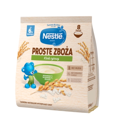 NESTLE KLEIK RYZOWY PO 6 MSCU 144G/1 SZT