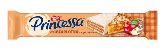 PRINCESSA SZARLOTKA CYNAMON 40G/30 SZT